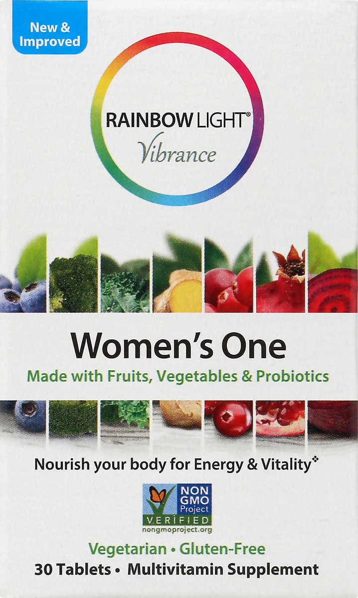 slide 1 of 5, Rainbow Light Women's One Tablets Multivitamin 30 ea, 30 ct