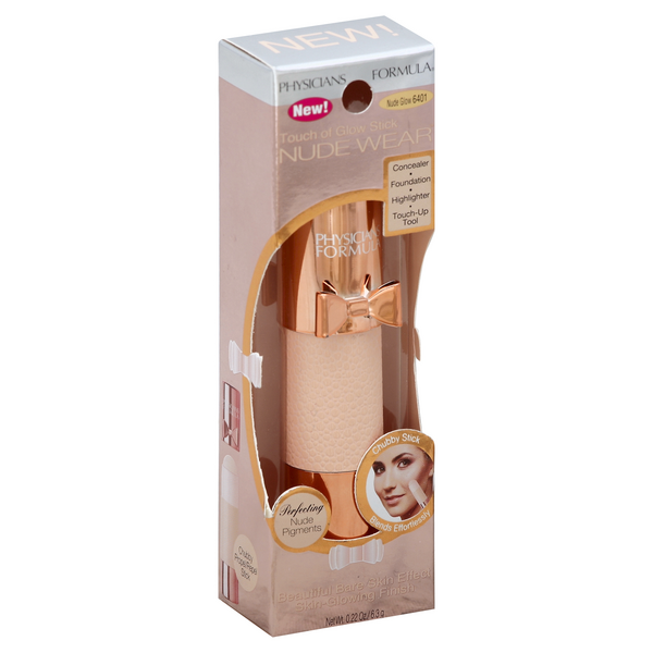 slide 1 of 1, Physicians Formula Nude Wear Touch of Glow Stick Nude Glow, 0.22 oz