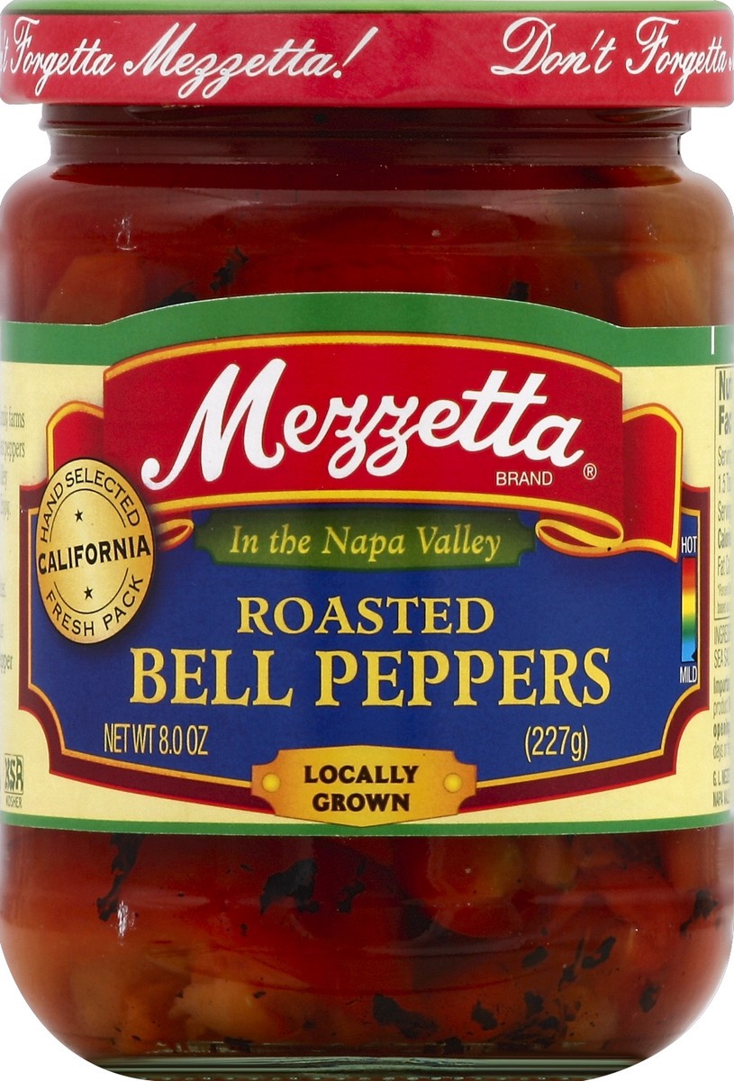 slide 1 of 2, Mezzetta Bell Peppers 8 oz, 8 oz