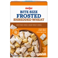 Meijer Bite Sized Frosted Shredded Wheat Cereal