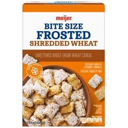 Meijer Bite Sized Frosted Shredded Wheat Cereal