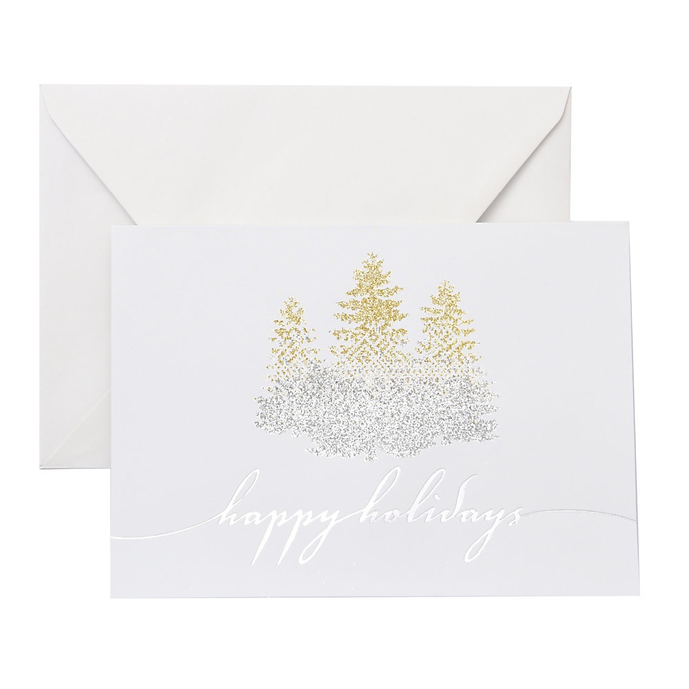 slide 1 of 3, Gartner Studios Holiday Boxed Cards, 5'' X 7'', Crystal Tree, Box Of 20 Cards, 20 ct