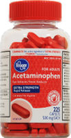 slide 1 of 1, Kroger Acetaminophen Extra Strength Rapid Release Caplets, 225 ct