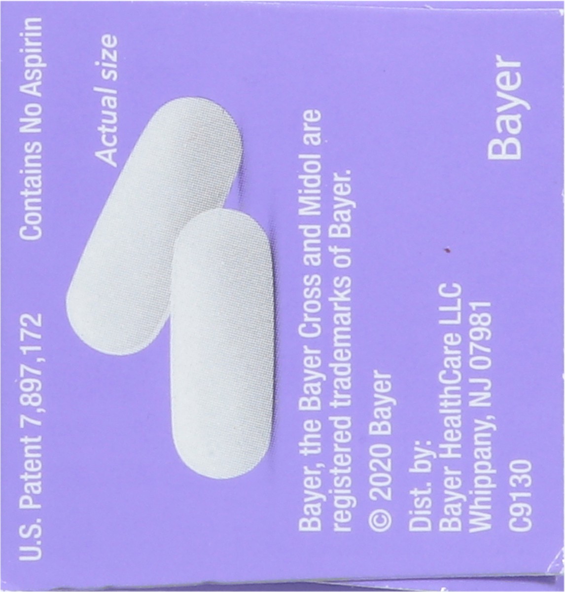 slide 8 of 9, Midol 650 mg Long Lasting Relief 20 Caplets, 20 ct