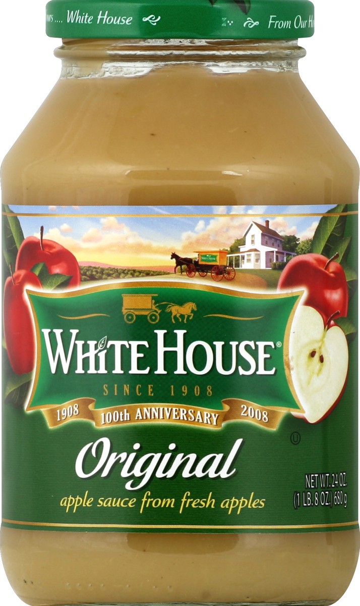 slide 2 of 2, White House Applesauce, 25 oz