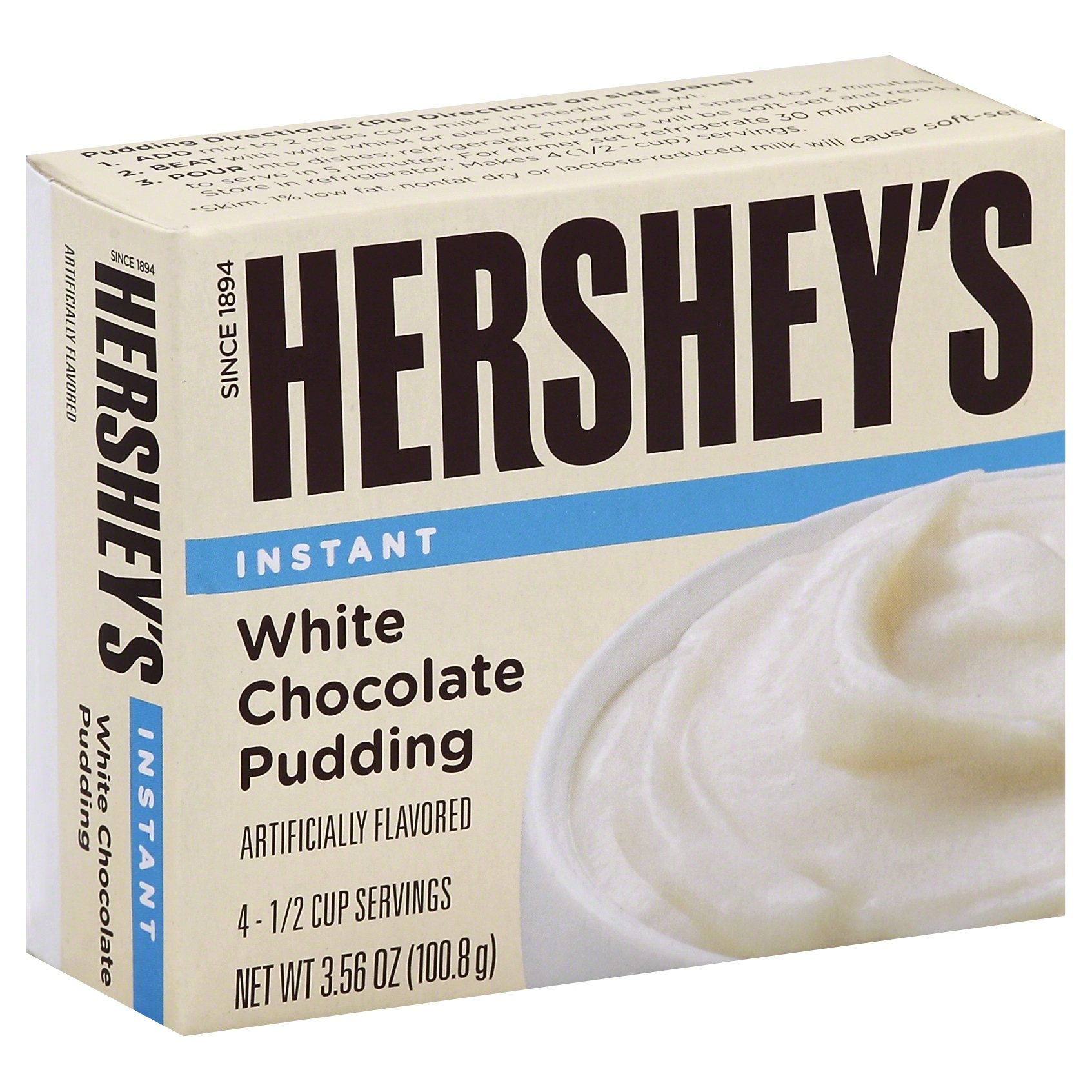 slide 1 of 1, Hershey's Instant Pudding White Chocolate, 3.56 oz