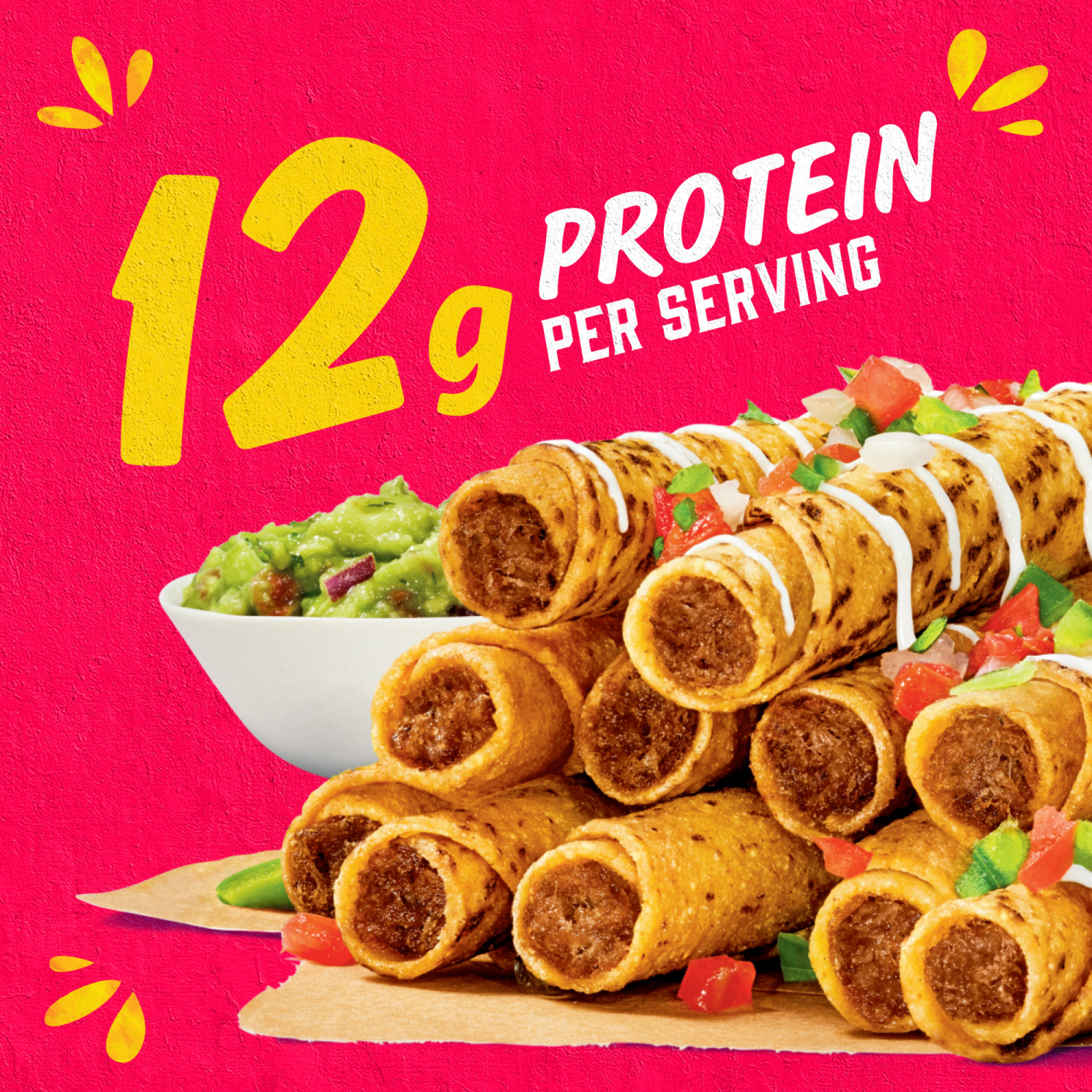 slide 4 of 5, Delimex Beef Corn Taquitos, 50 ct