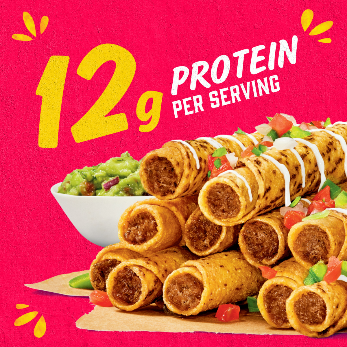 slide 13 of 29, Delimex Beef Corn Taquitos, 50 ct