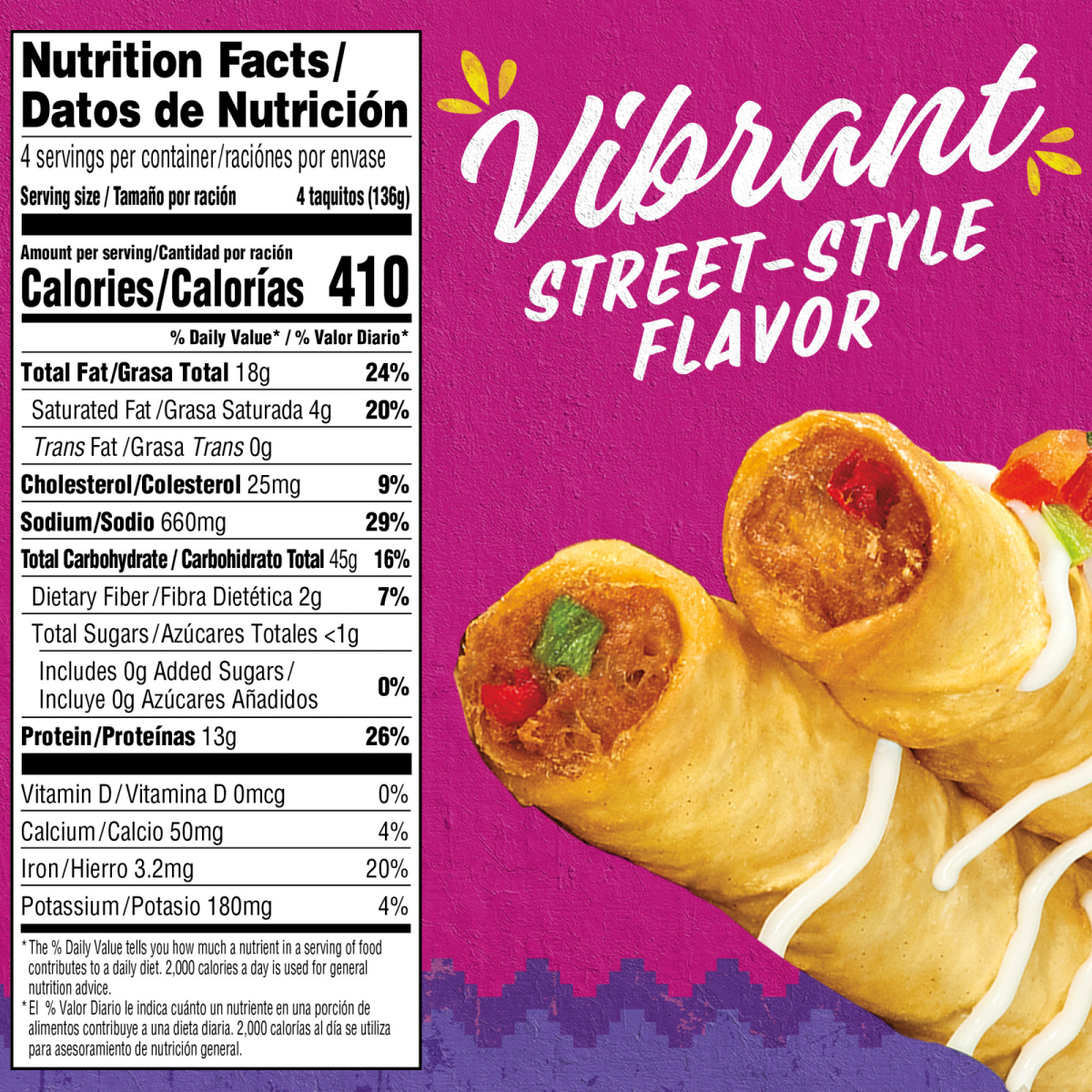 slide 3 of 29, Delimex Beef & Cheese Taquitos Frozen Snacks, 16 ct Box, 19.2 oz