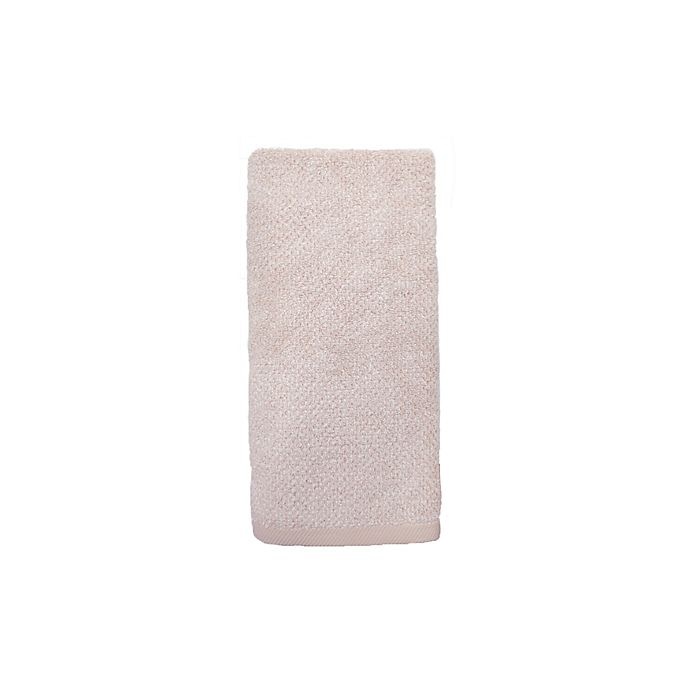 slide 1 of 1, Haven Heathered Pebble Hand Towel - Silver Peony, 1 ct