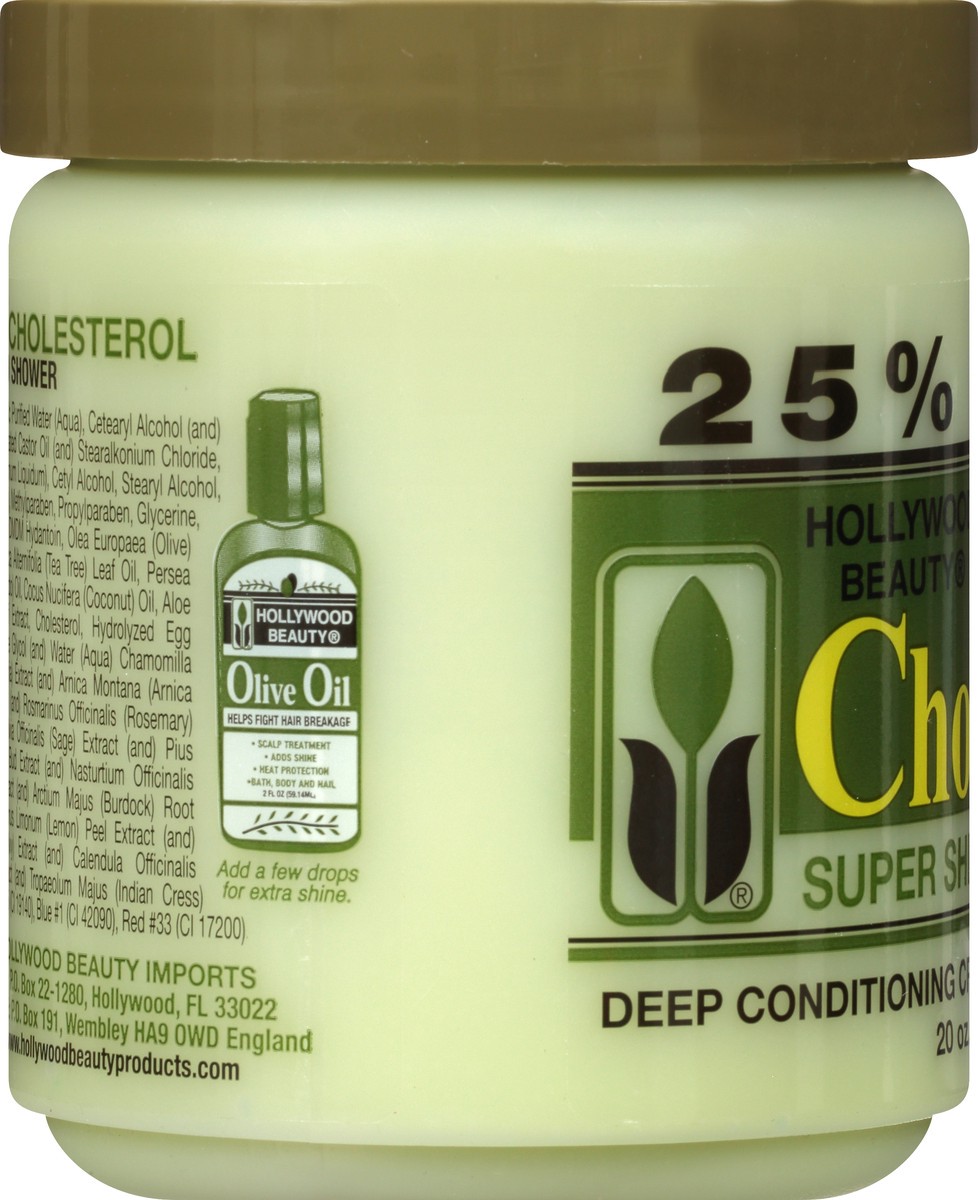 slide 6 of 9, Hollywood Beauty Olive Cholesterol Deep Conditioning Creme 20 oz, 20 oz