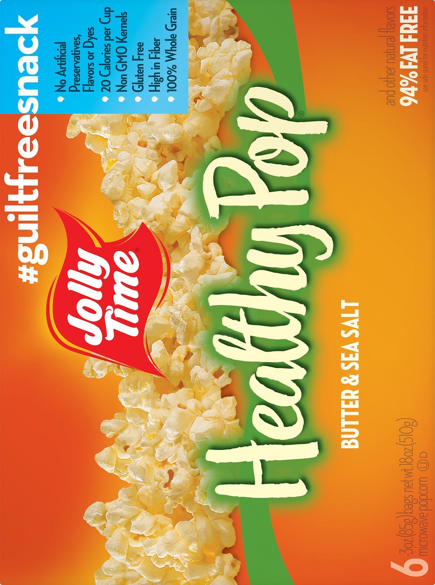 slide 10 of 11, Jolly Time Healthy Pop Microwave Popcorn, 18 oz