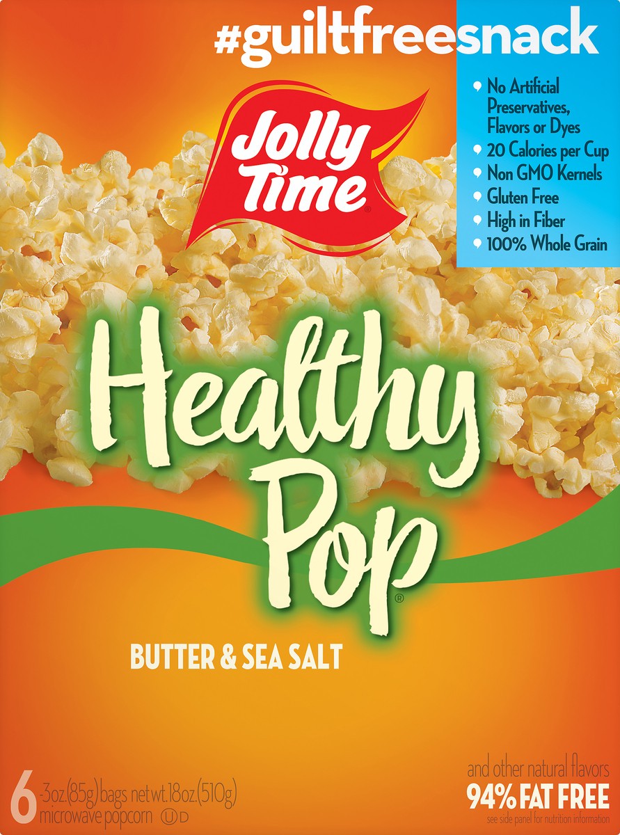 slide 3 of 11, Jolly Time Healthy Pop Microwave Popcorn, 18 oz