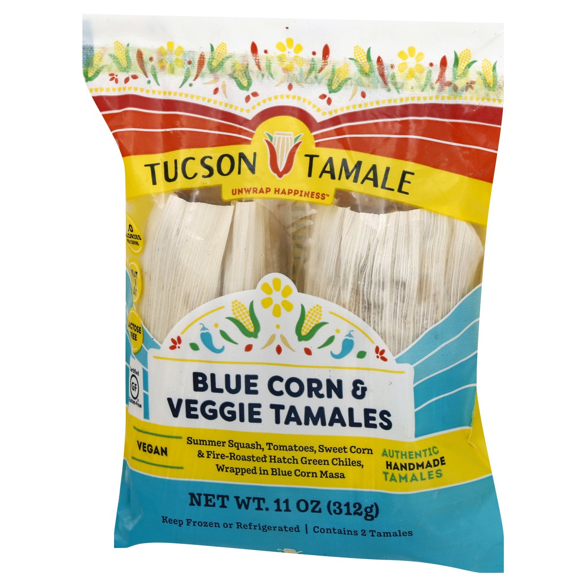 slide 7 of 13, Tuscan Tamale Company Tamale,Blue,Vegan, 2 ct; 11 oz