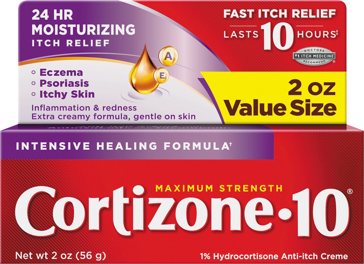 slide 5 of 7, Cortizone-10 Cortizone 10 Intensive Healing Anti Itch Creme (2 Oz), 2 oz