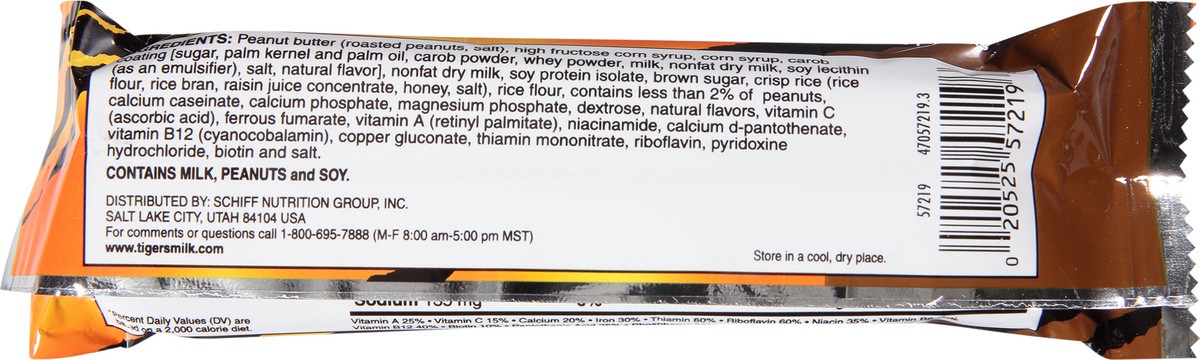 slide 3 of 10, Tiger's Milk Peanut Butter Crunch Nutrition Bars 12-1.94 oz. Wrappers, 1.94 oz