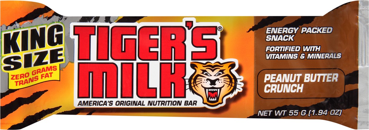 slide 4 of 10, Tiger's Milk Peanut Butter Crunch Nutrition Bars 12-1.94 oz. Wrappers, 1.94 oz