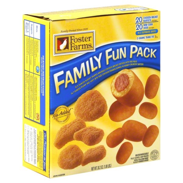 slide 1 of 1, Foster Farms Chicken Nuggets and Corn Dogs, 30 oz