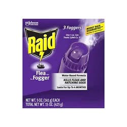 Raid Flea Killer Plus Fogger 3 Count - 15 Oz