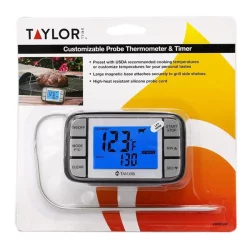 Taylor Grill Customizable Probe Thermometer & Timer