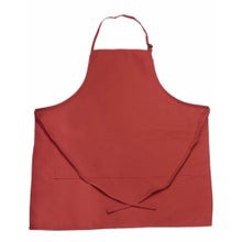 slide 1 of 1, Ritz Chef's Line Red Bib Apron, 1 ct