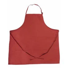 Ritz Chef's Line Red Bib Apron