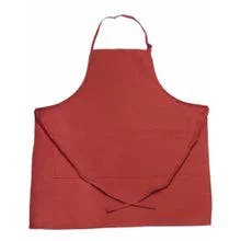 Ritz Chef's Line Red Bib Apron