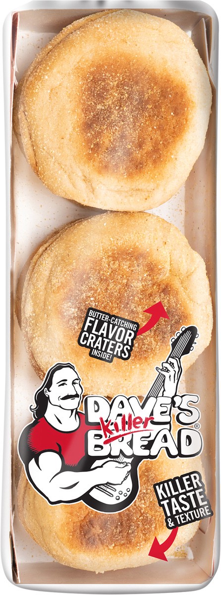 slide 5 of 12, Dave's Killer Bread English Muffins, Organic, Killer Classic, 6 ct