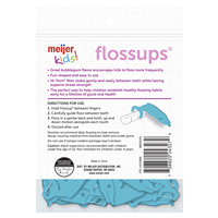 slide 2 of 5, Meijer Kids Flossup, Bubble Gum Flavor, 75 ct