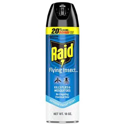 Raid Outdoor Fresh Flying Insect Killer Insecticide Aerosol Spray - 18 Oz