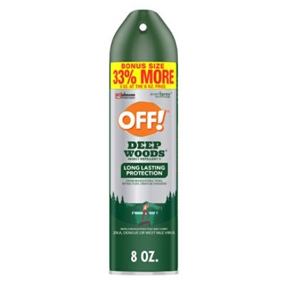 slide 1 of 1, Off! Deep Woods Insect Repellent Aerosol Spray - 6 Oz, 6 oz