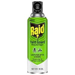 Raid Yard Guard Mosquito Fogger Insecticide Aerosol Spray - 16 Oz