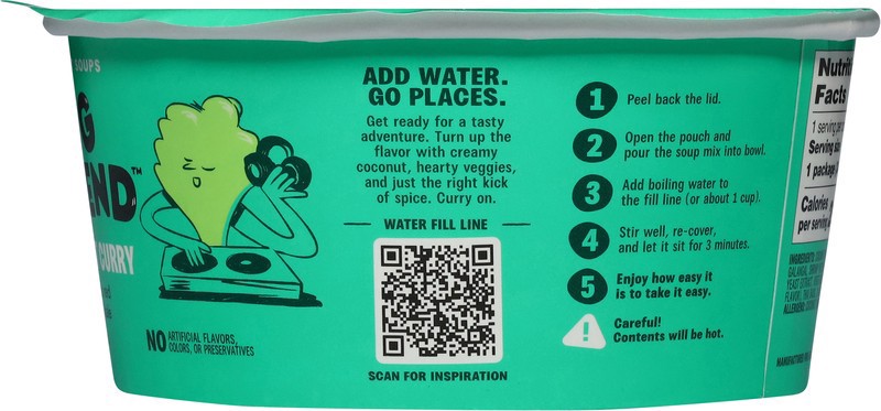 slide 3 of 5, Long Weekend Premium Instant Thai Coconut Curry Soups 1.2 oz, 1.2 oz