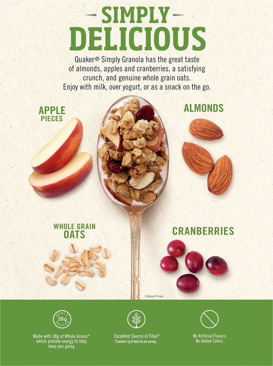 slide 3 of 6, Quaker Granola, 21 oz