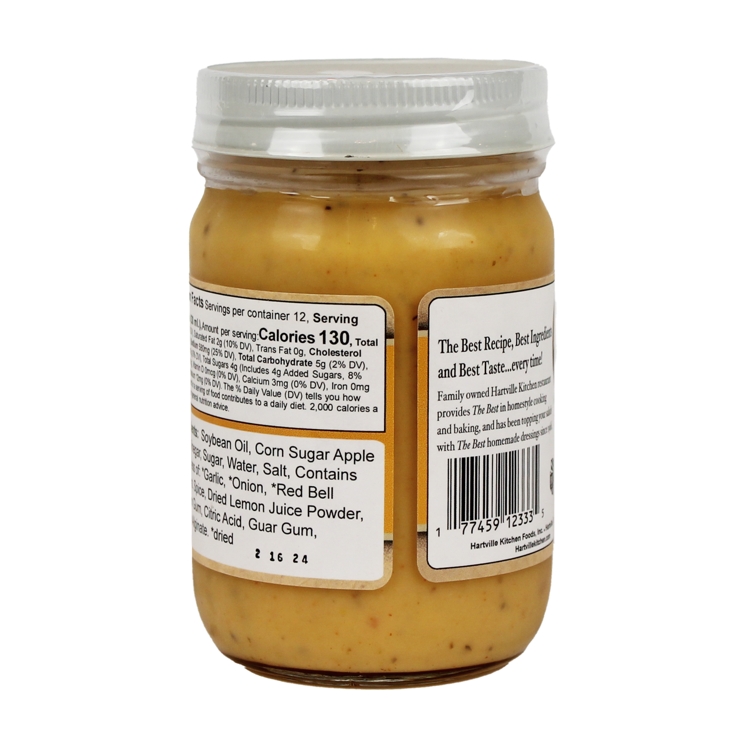 slide 2 of 6, Hartville Kitchen Golden Italian Jar Salad Dress, 1 ct