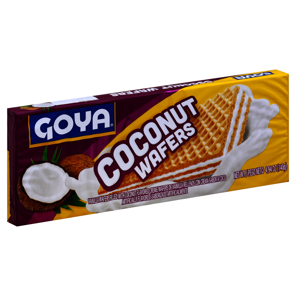 slide 1 of 1, Goya Coconut Cookie Wafers, 4.94 oz