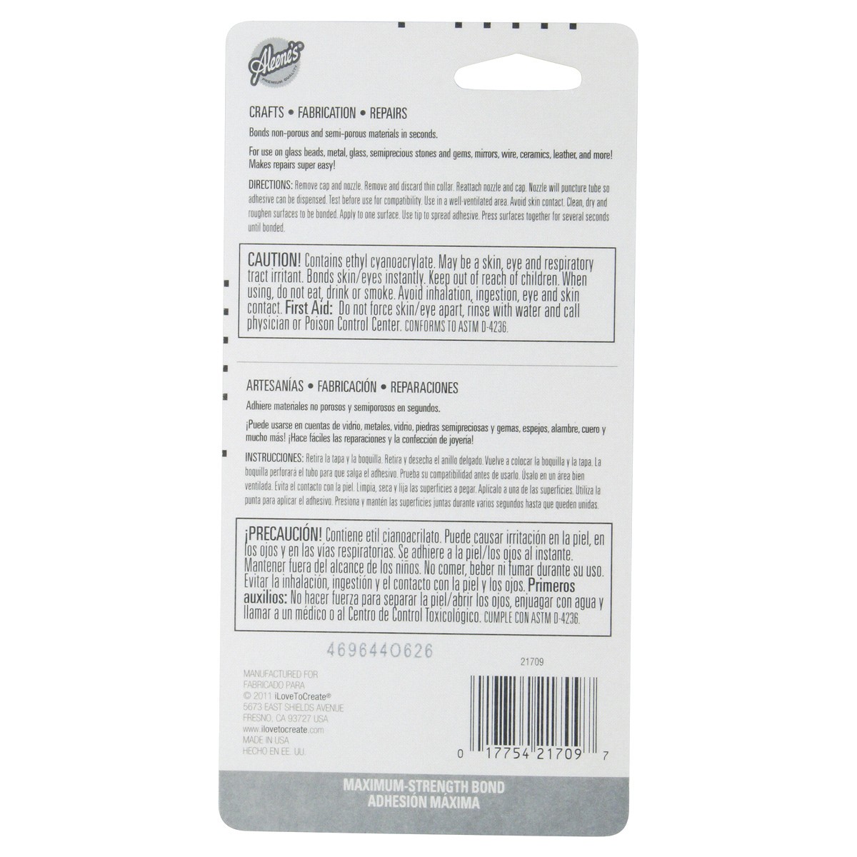 slide 2 of 2, Aleenes Jewelry And Metal Glue,., 7 oz