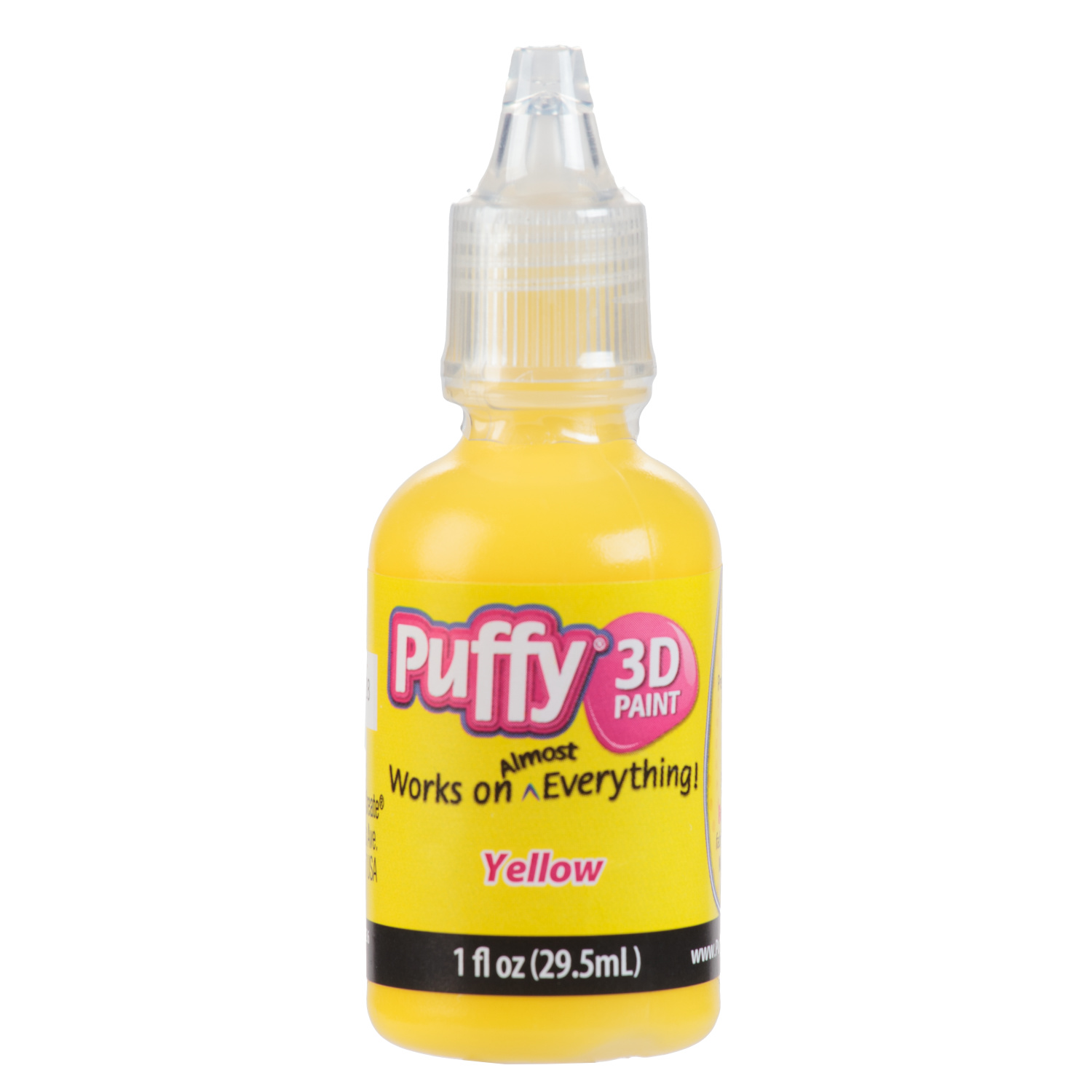 slide 1 of 1, Puffy Paint Yellow, 1 oz