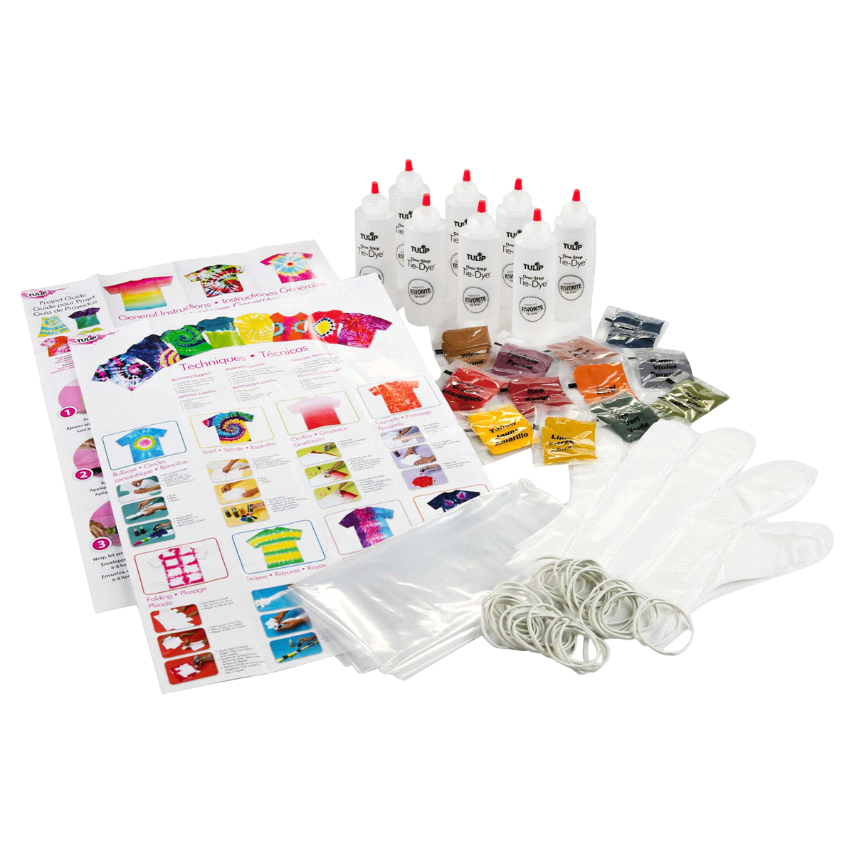 slide 4 of 4, Tulip One-Step Kaleidoscope 12-Color Tie-Dye Kit, 1 ct