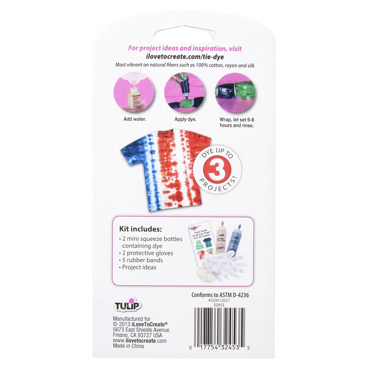 slide 2 of 2, Tulip Tie Dye Kit Small Patriot, 1 ct