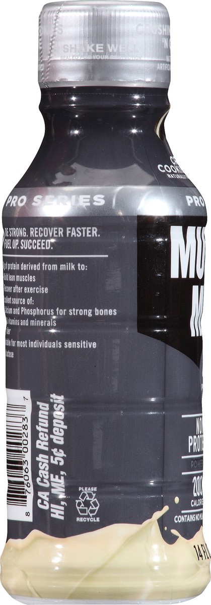 slide 3 of 12, Muscle Milk Pro Series Non Dairy Crushing Cookies 'N Creme Protein Shake 14 oz, 14 fl oz