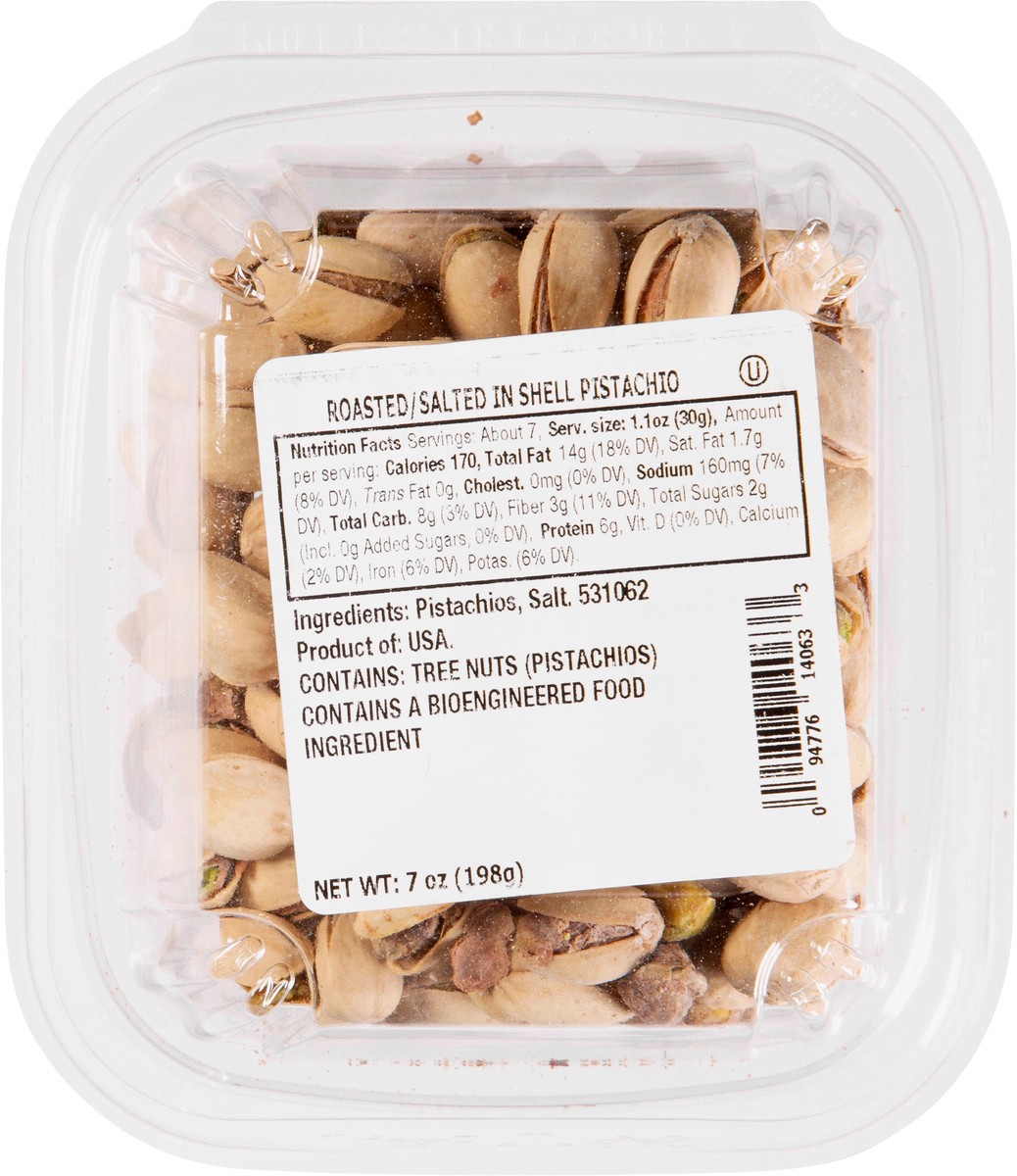 slide 4 of 9, JLM Manufacturing Roasted Salted in Shell Pistachio 7 oz, 7 oz