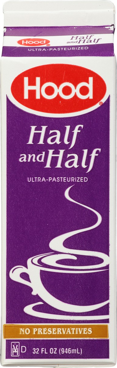 slide 8 of 10, Hood Half & Half, 32 oz, 1 qt