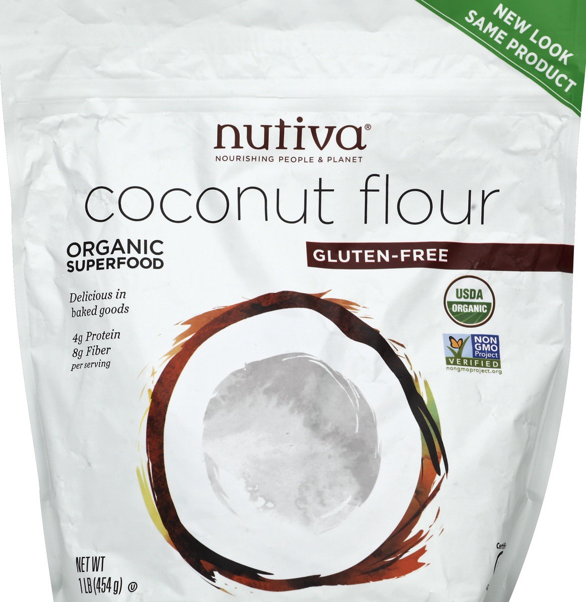 slide 2 of 2, Nutiva Flour, 1 ct