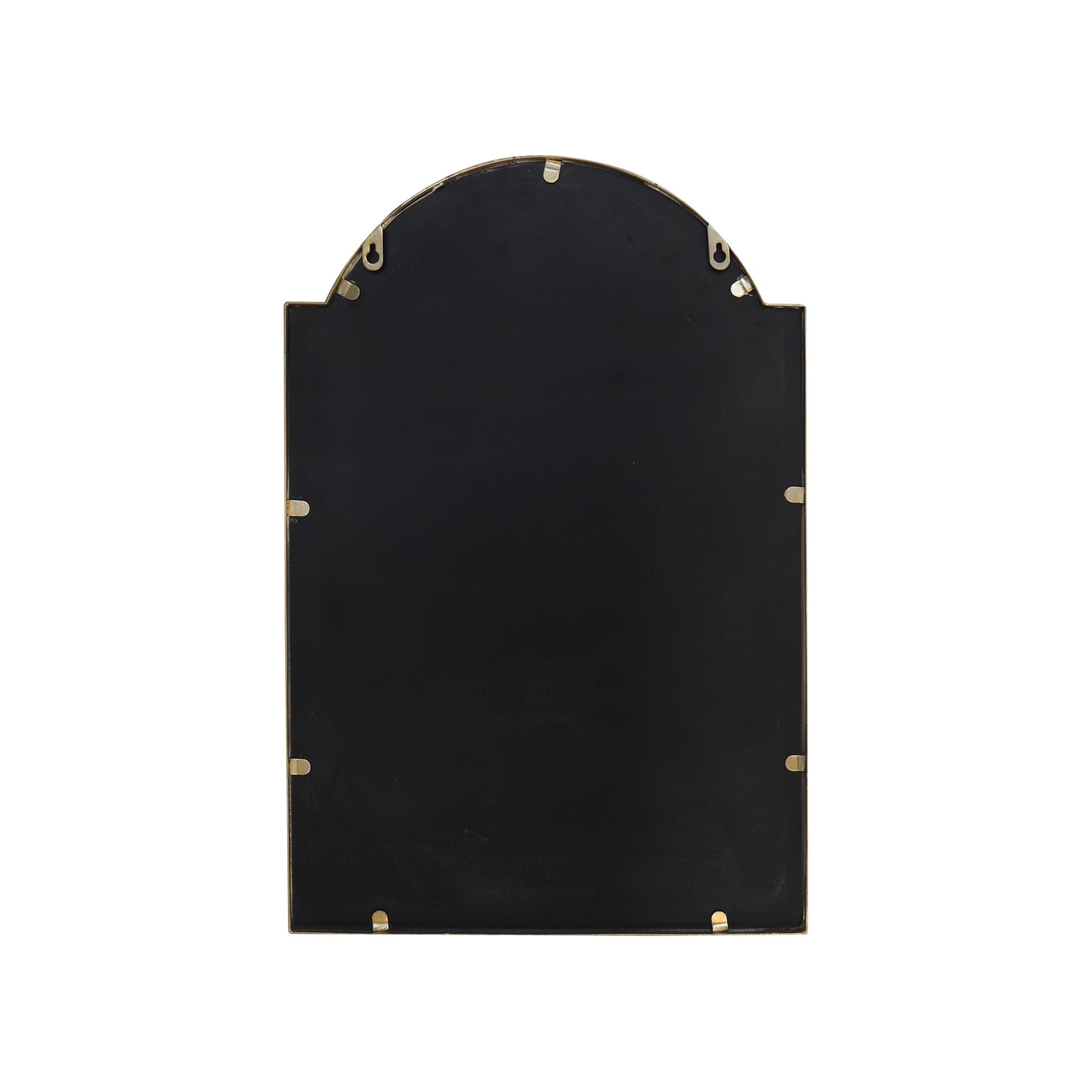 slide 5 of 6, 16" X 24" Scalloped Arch Wall Mirror In Gold Metal Frame By Ashland, 16 in x 24 in