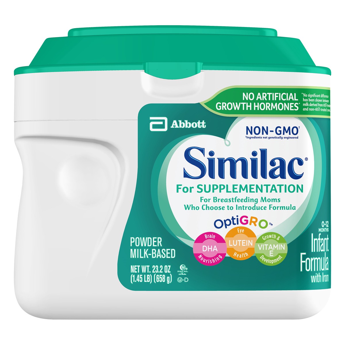 slide 7 of 14, Similac for Supplementation Infant Formula with Iron Powder 1.45 lb Canister, 1.45 lb