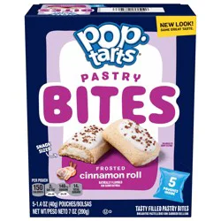 Pop-Tarts Bites Frosted Cinnamon Roll Baked Pastry Bites