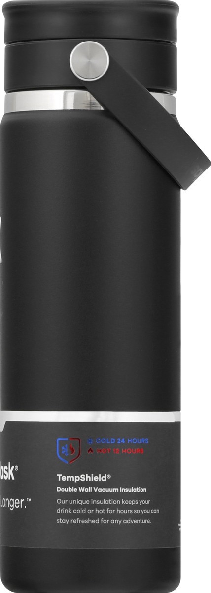 slide 8 of 11, Hydro Flask 20 Ounce Black Wide Mouth Coffee Bottle 1 ea, 1 ct