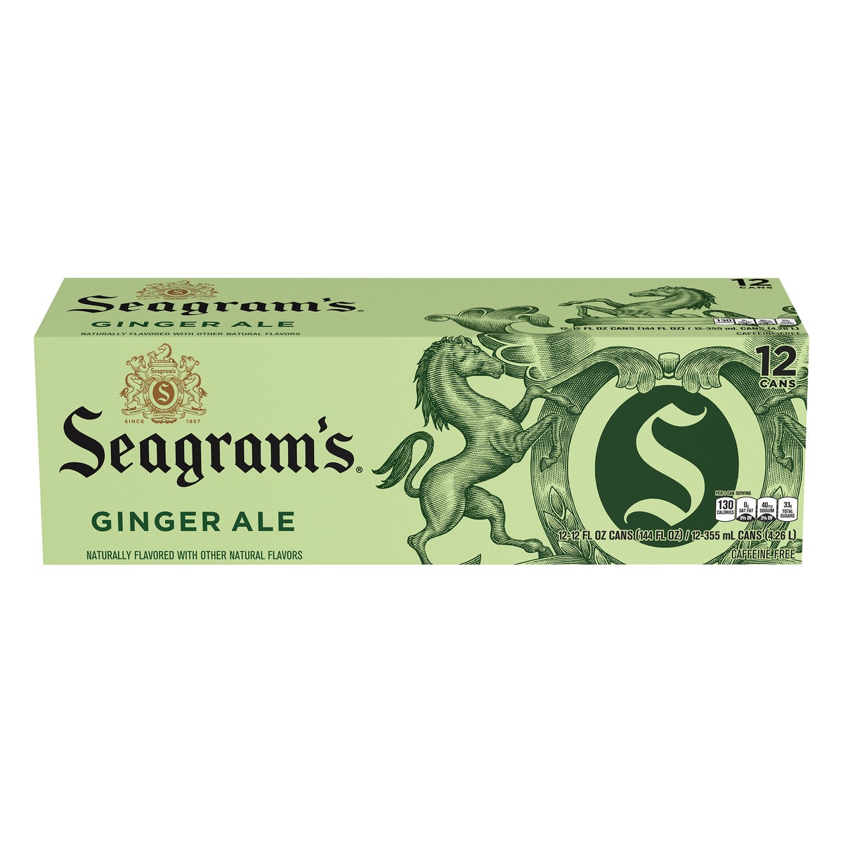 slide 1 of 15, Seagram's Ginger Ale, 12 ct; 12 fl oz