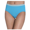 slide 2 of 13, Fruit of the Loom Women's Heather Low Rise Brief Panty, Size: 7, 6 ct